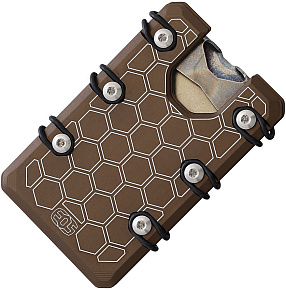 EOS Wallet 3.0 Hex Bronze pouzdro na kreditní kartu