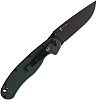 Ontario RAT-1 Dark Green CPM-S35VN Black Blade