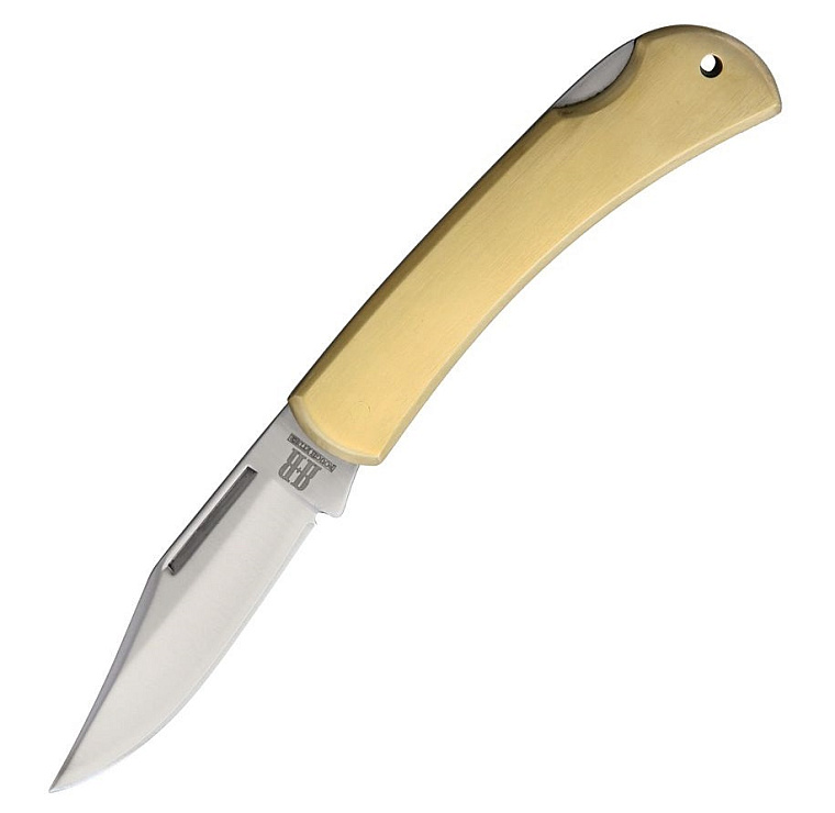 Rough Ryder Brass Lockback Folder 3,25 inch