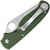 Spyderco ButtonUP Green G10
