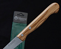 Maserin Steak knife Plain Blade Olive Handle