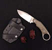 LionSTEEL H2 CVG Green Canvas Micarta and Polymer Sheat