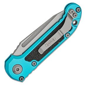 Microtech L.U.D.T. T/E Gen III Turquoise Stonewash Full Serrated