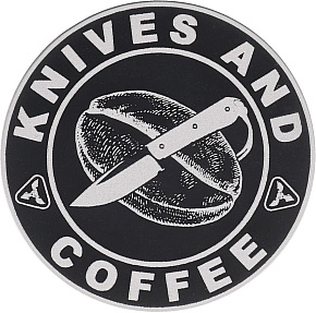 Audacious Concept Knives and Coffee Aluminium Patch
