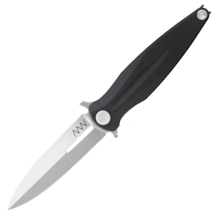ANV Knives Z400 Linerlock Stonewash Black G10