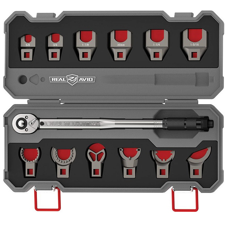 Real Avid AR15 Crowfoot Wrench Set Momentová Ráčna se setem klíčů pro pušky AR-15