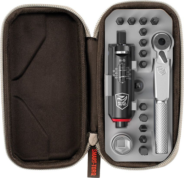 Real Avid sada modulární ráčny a momentového adaptéru s příslušenstvím