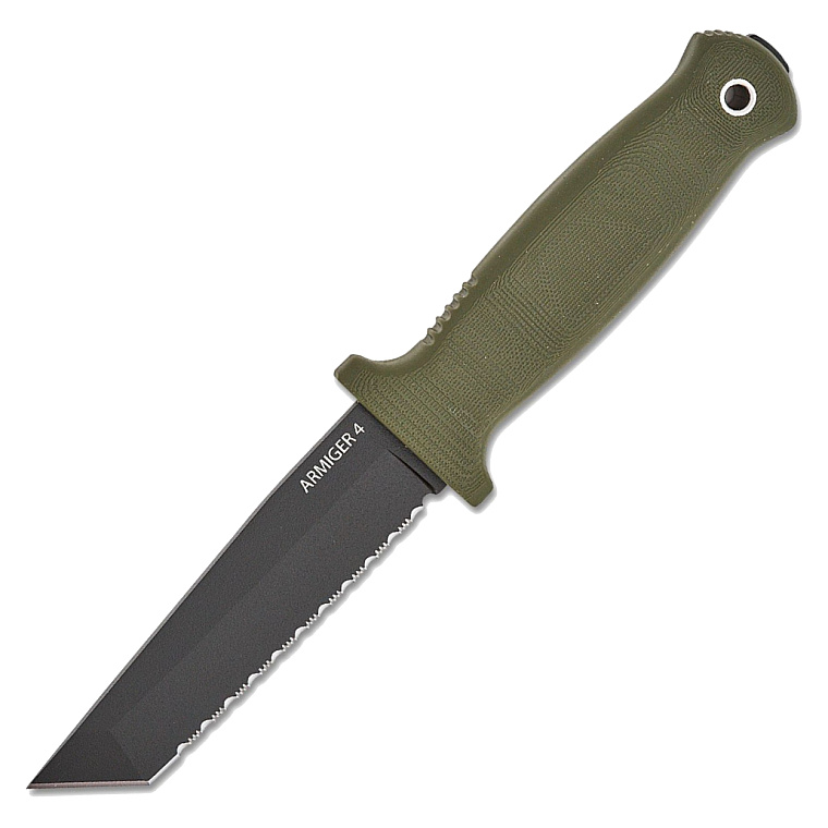 Andrew Demko Armiger 4 Serrated Tanto OD 80CrV2