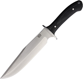 Bark River Knives Highwayman IV Bowie Black Micarta CPM-154