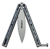 Bradley Kimura Balisong Black and White Stripes