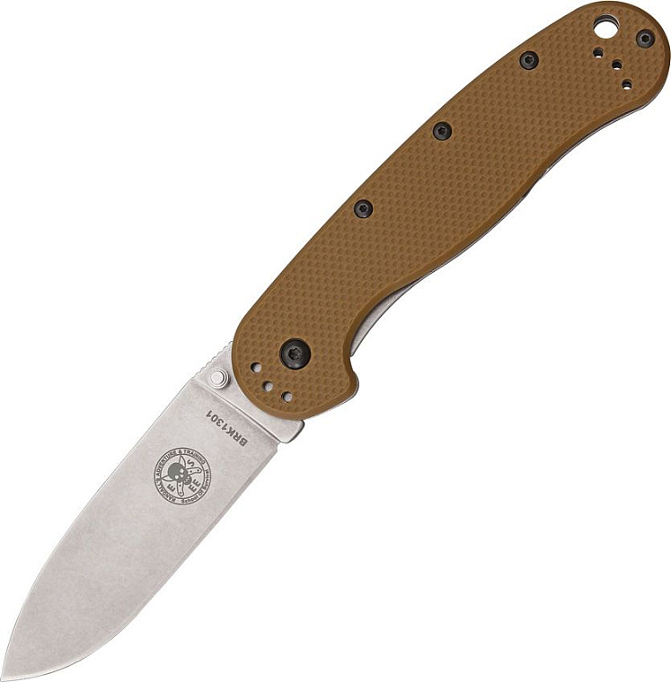 ESEE Avispa Framelock Coyote Brown Stonewash D2