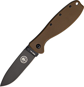 ESEE Zancudo Framelock Coyote, D2 black blade