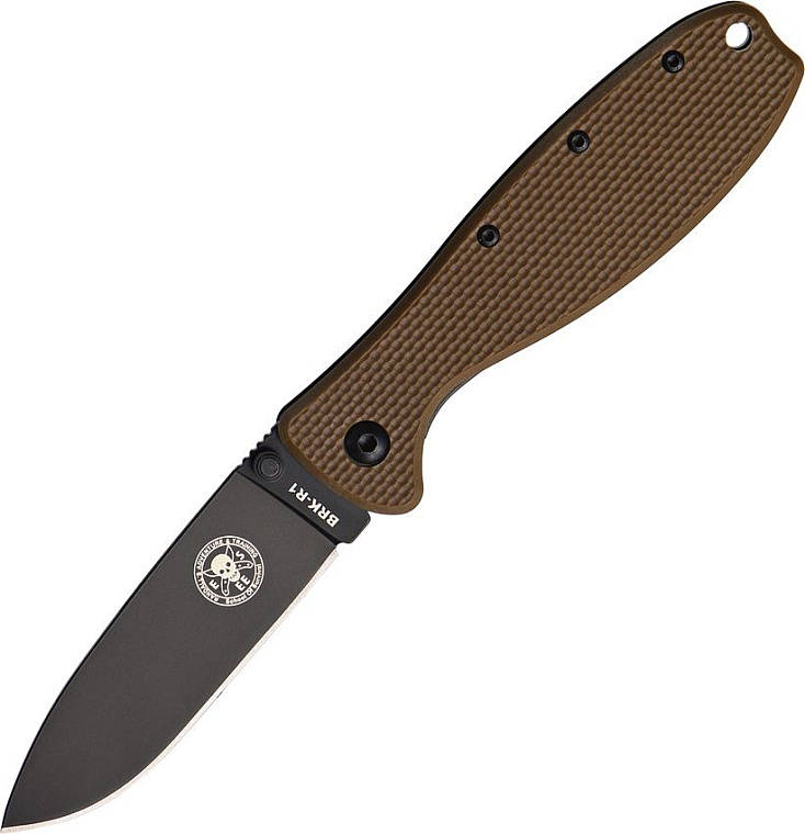 ESEE Zancudo Framelock Coyote, D2 black blade