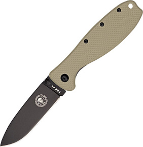 ESEE Zancudo Framelock Desert Tan, D2 black blade