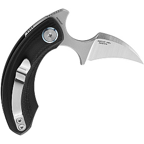 Bestech Strelit Folding Push Dagger Black G-10
