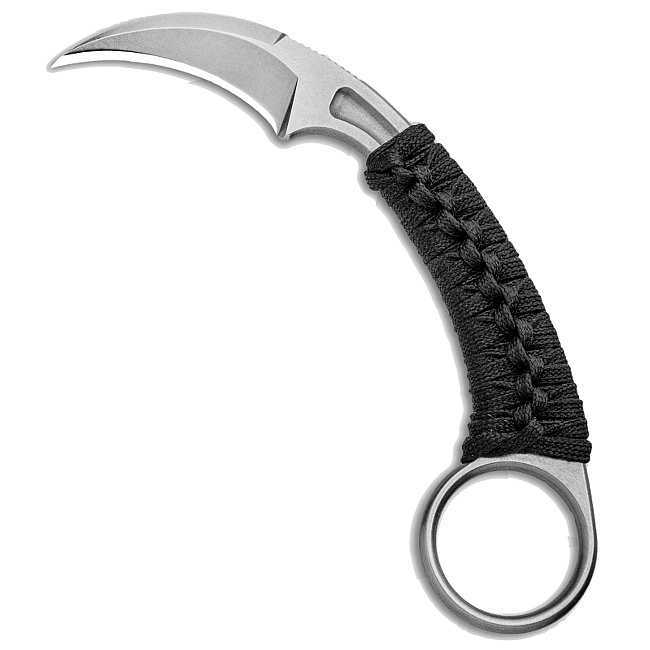 Bastinelli PiKa Karambit Stonewash Wrapped