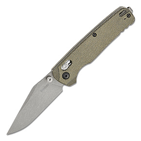 Kershaw Bel Air Clip Point Magnacut Micarta Handle