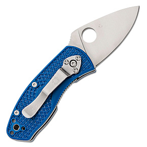Spyderco Ambitious Blue FRN PlainBlade S35VN