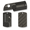 Spyderco Dogtag Carbon Fiber Black
