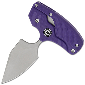 Civivi Typhoeus Stonewash Purple Handle Modular Push Blade