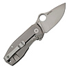 Spyderco SpyNano Micarta/Titanium M398