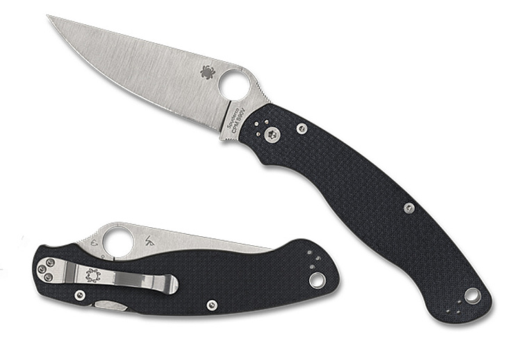 Spyderco Military 2 CF S90V Sprint Run