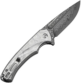 Civivi Viodflare Damascus Alufoil G10