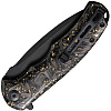Civivi Praxis Shreded Carbon/Gold in Clear Resin Handle