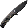 Civivi Praxis Shreded Carbon/Gold in Clear Resin Handle