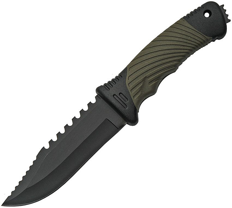 Rite Edge  Fighter Blade Polymer/Ruber Handle