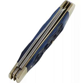 Crowing Rooster Trapper Folding Pocket Knife 