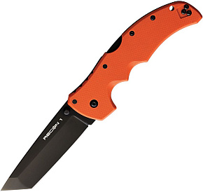 Cold Steel Recon 1 Tanto Orange Grip Black Blade