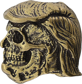 Coeburn Tool Trump Head/Skull Brass Bead