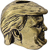 Coeburn Tool Trump Head/Skull Brass Bead
