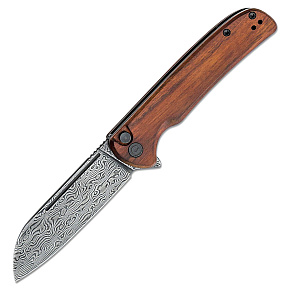 Civivi Chevalier Damasteel Cuibourtia Wood