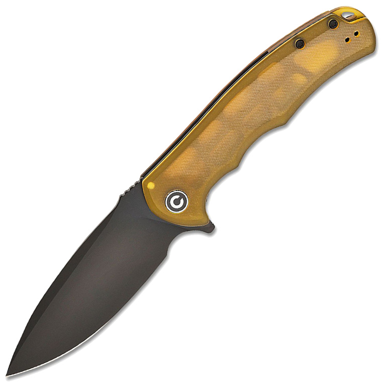 Civivi Praxis Black Blade Translucent Ultem Handle