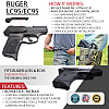 Clip Draw Ruger LC9S/PRO-9mm