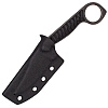 Cobratec Knives Wolfteeth Clip Point 14C28N Black Numbered Edition
