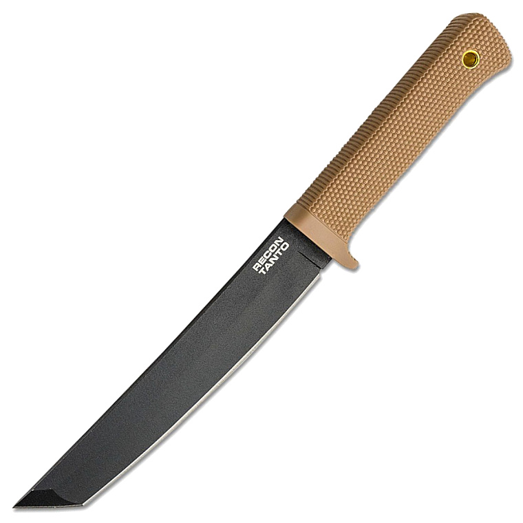 Cold Steel Recon Tanto Tan Handle Black Blade