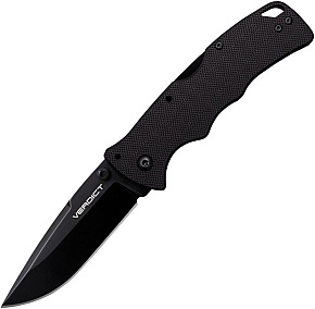 Cold Steel Verdict Black Blade Spearpoint Black Handle