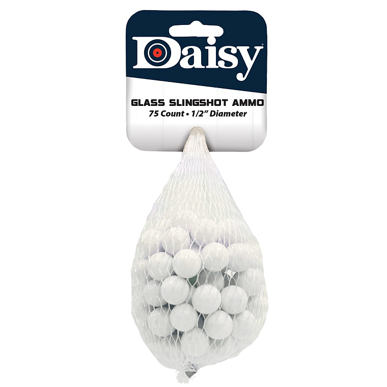 Daisy Střely do praku skleněné 75ks - 12,7 mm