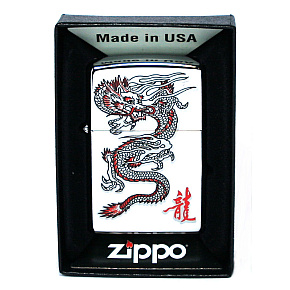 Zippo Dragon Red