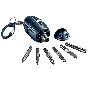 LionSTEEL Egg Tool Blue Titanium