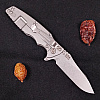 Rick Hinderer Eklipse 3,5" S45VN Slicer Hollow Grind Red G10
