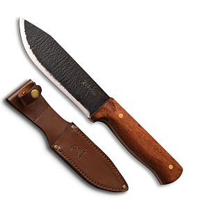 Elk Ridge Hunting Knife 5,5" Carbon Steel Wood Handle