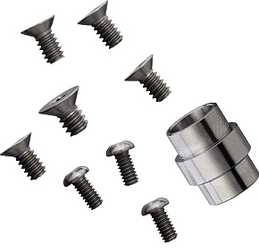 Flytanium Titanium Hardware Kit for Spyderco Manix 2
