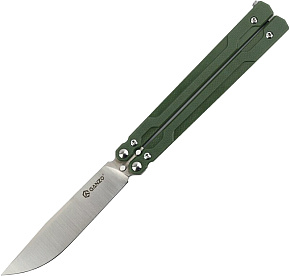 Ganzo Balisong Green G10 G766-GR