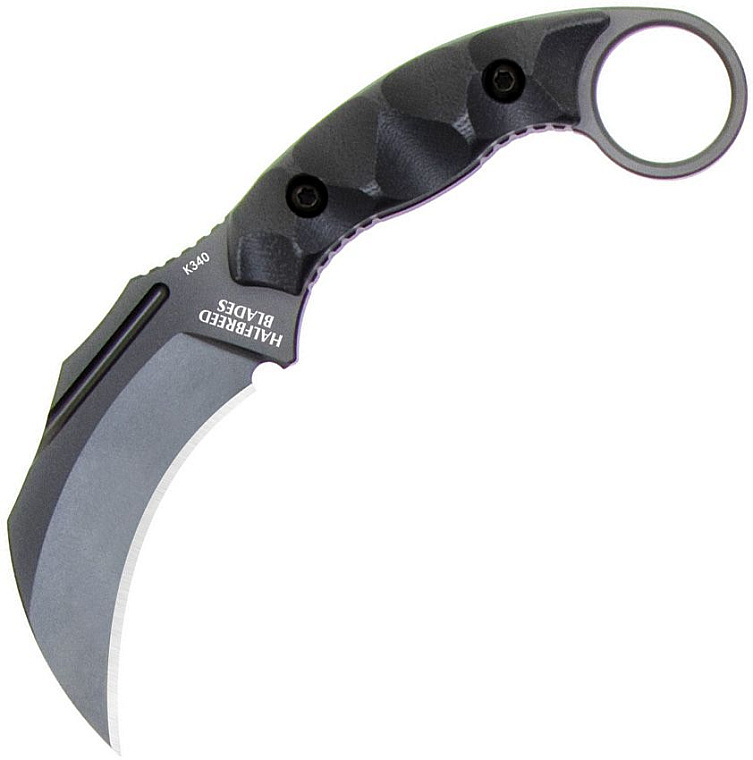 Halfbreed Blades CQB-02 Black Karambit Plain Blade