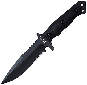 Halfbreed Blades MIK-03 all Black Drop Point PS