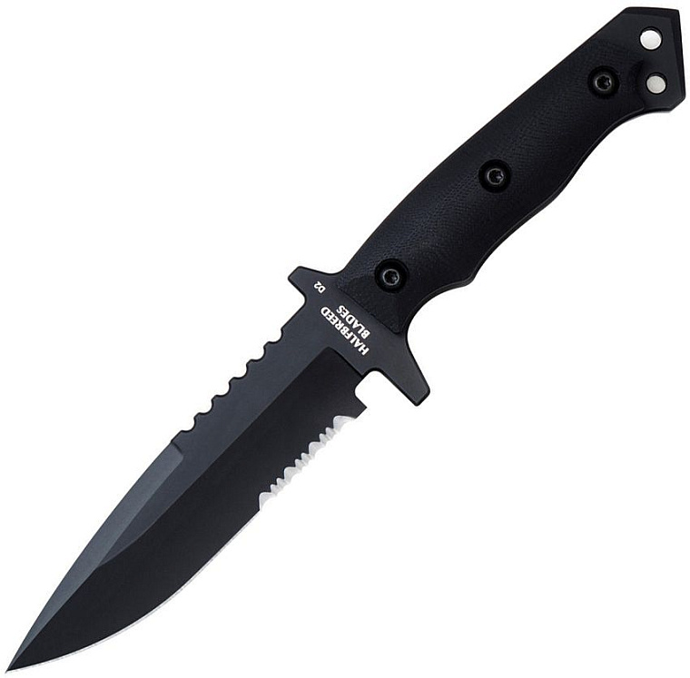 Halfbreed Blades MIK-03 all Black Drop Point PS